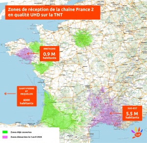 TDF élargit la diffusion de la TNT en qualité UHD dans le Sud, en Bretagne et en Outre-Mer