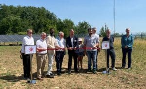 TDF inaugure une ferme solaire sur son site de Nordheim